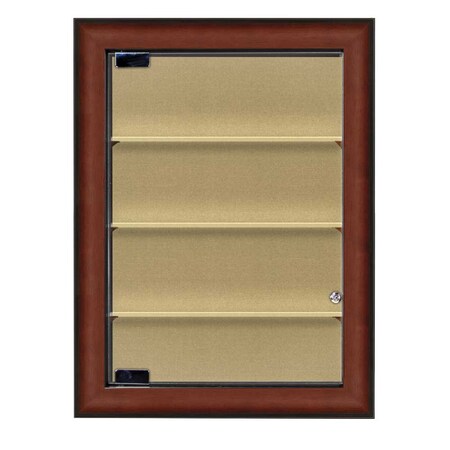 Indoor Enclosed Combo Board,48x36,Black Frame/Green & Black
